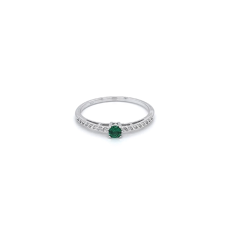 Gold Ring with Emerald