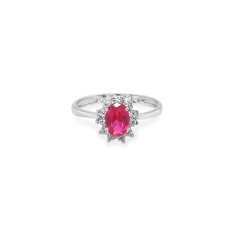 Gold Ring with Colored Stones