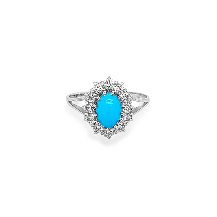 Gold Ring with Tyrrhys and Zircons