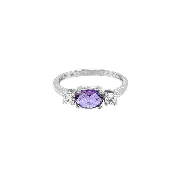 Gold Ring with Colored Stones