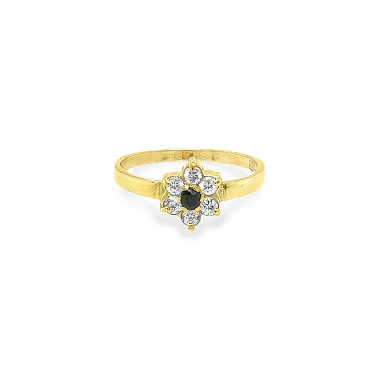 Gold Ring with Colored Stones