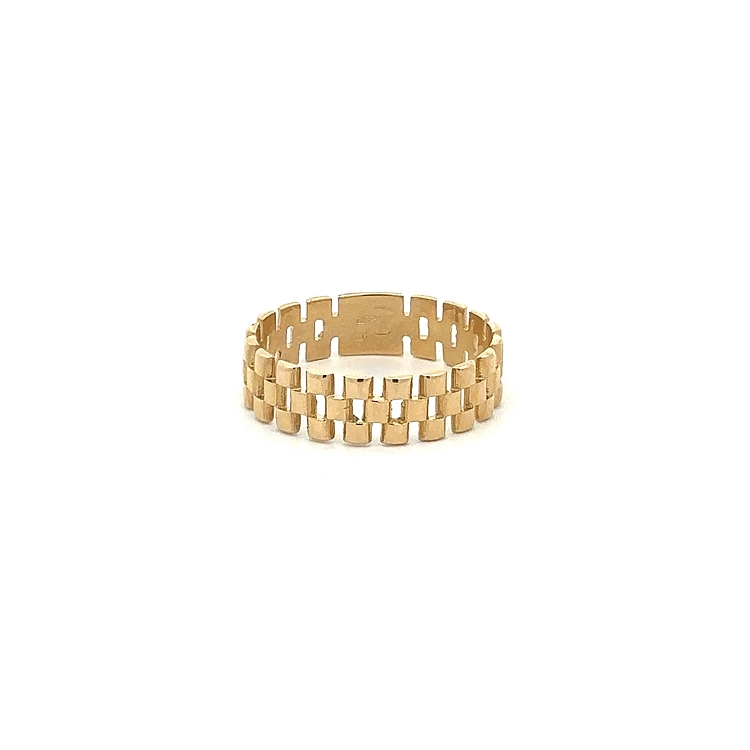 Gold Men's Ring Rolex Style