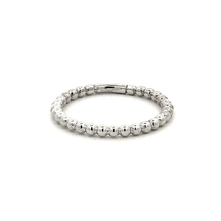 Ring White Gold Balls