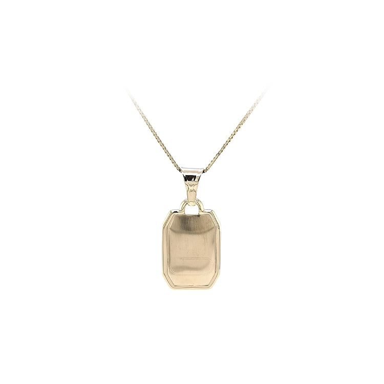 Gold Pendant Plate for Engraving