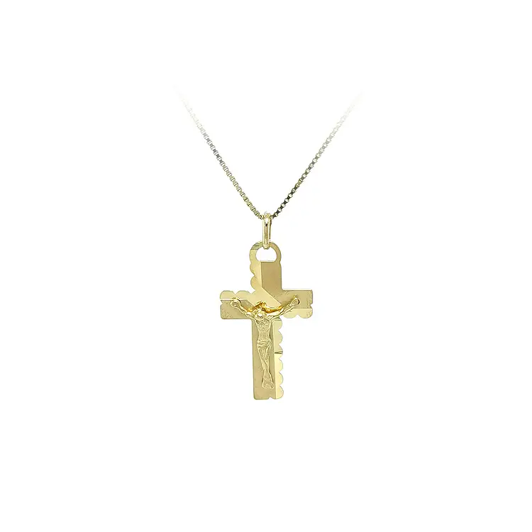 Pendant Cross with Jesus Christ