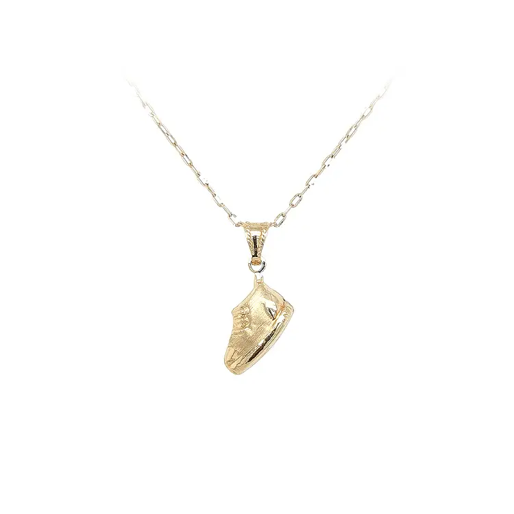 Gold Pendant Shoe - Sneaker