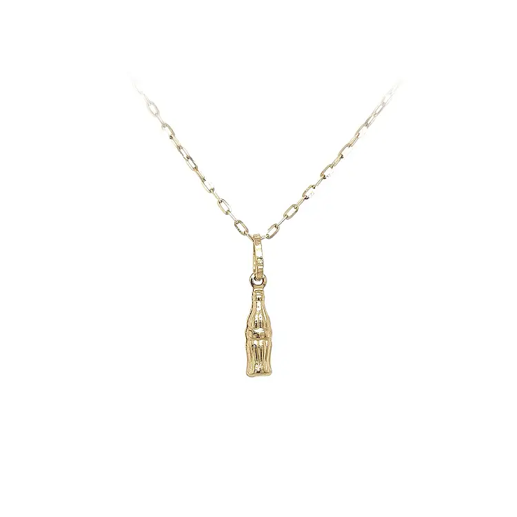 Gold Pendant Coca Cola