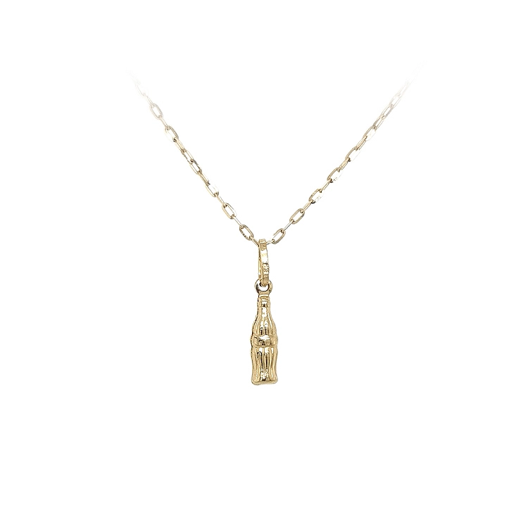 Gold Pendant Coca Cola