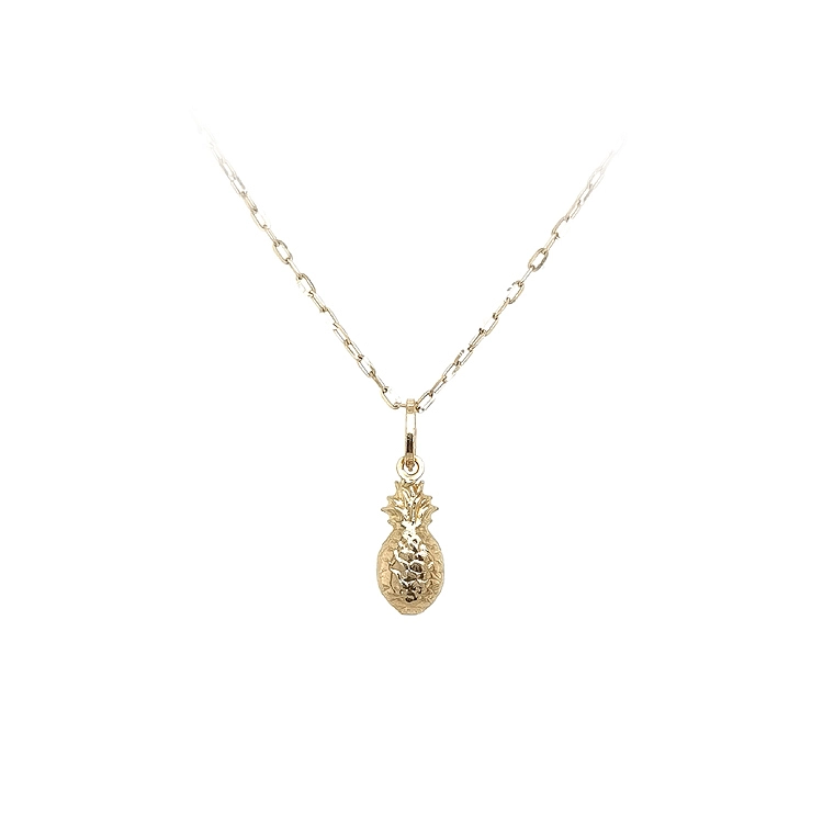 Gold Pendant Fruit Pineapple