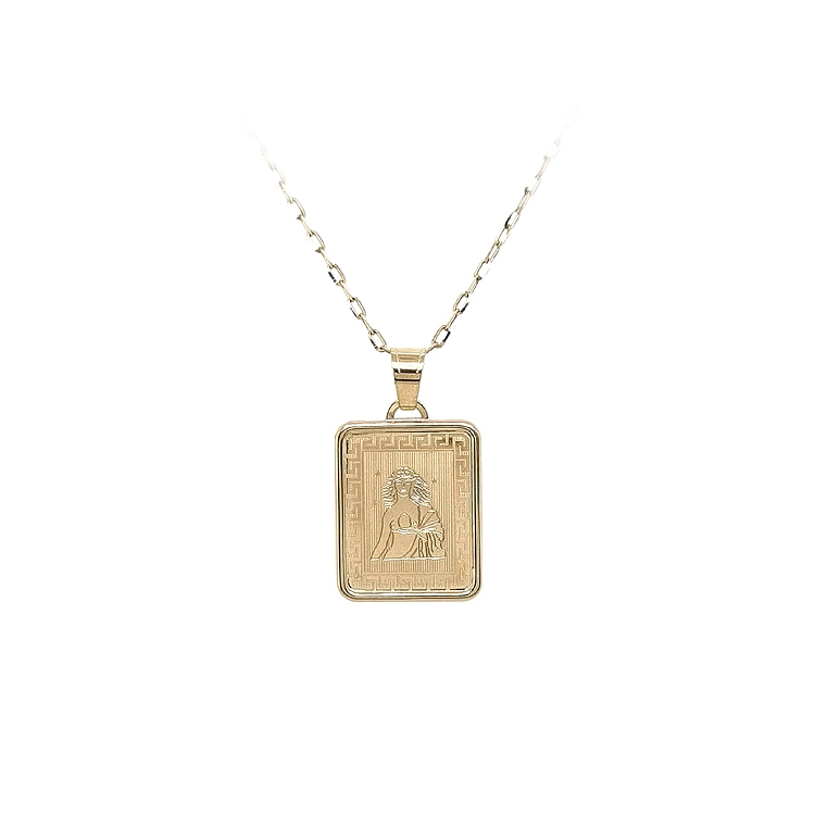 Gold Pendant Sign of the Virgin