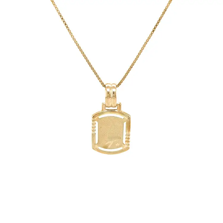 Gold Pendant Sign of the Virgin