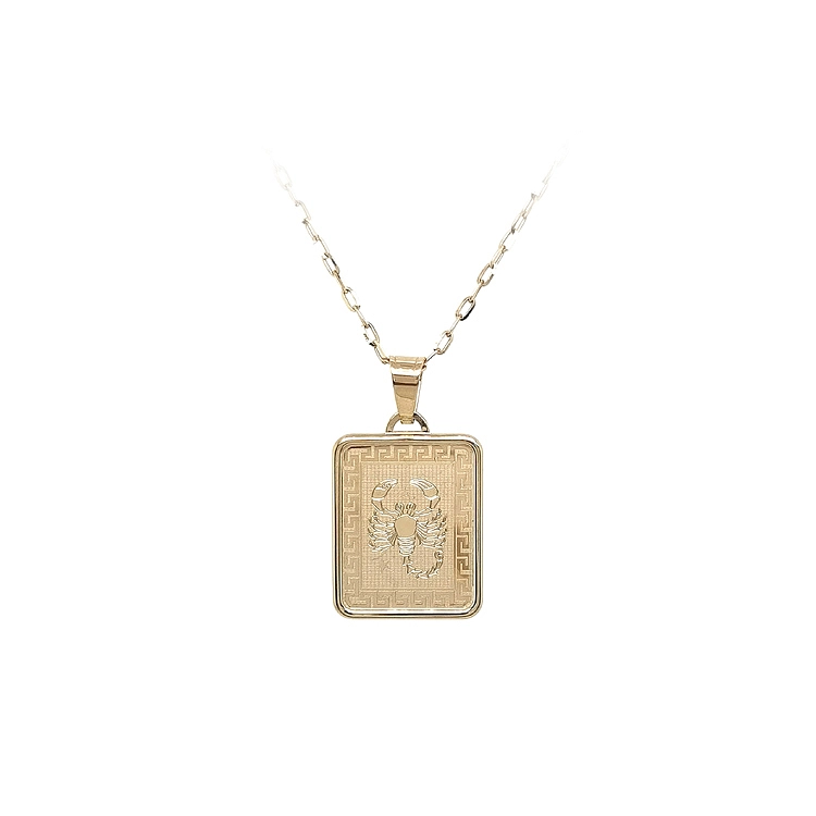 Gold Pendant Sign of the Scorpion
