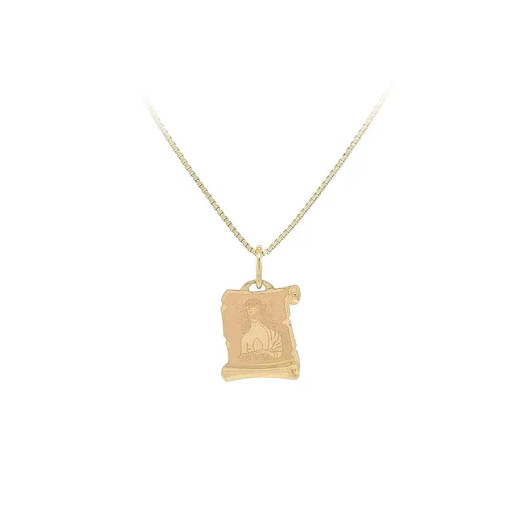 Gold Pendant Sign of the Virgin