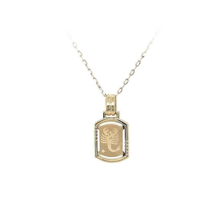 Gold Pendant Sign of the Scorpion