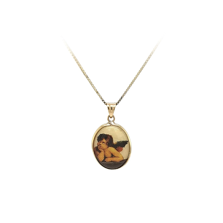 Gold Pendant Angel