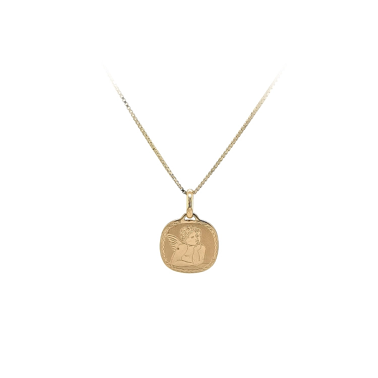 Gold Medallion Angel