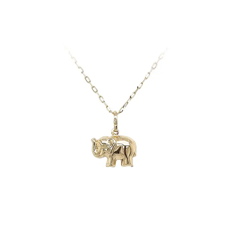 Golden Elephant Pendant