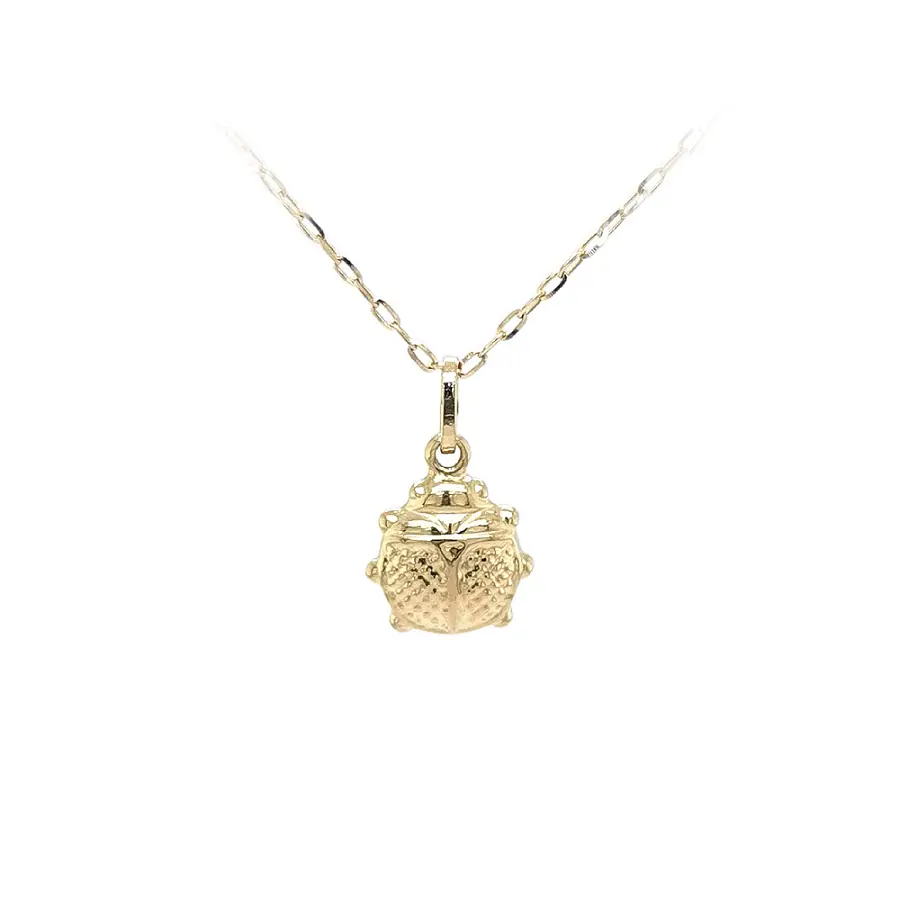 Luxury Pendant in Ladybug shape made of Pure Gold