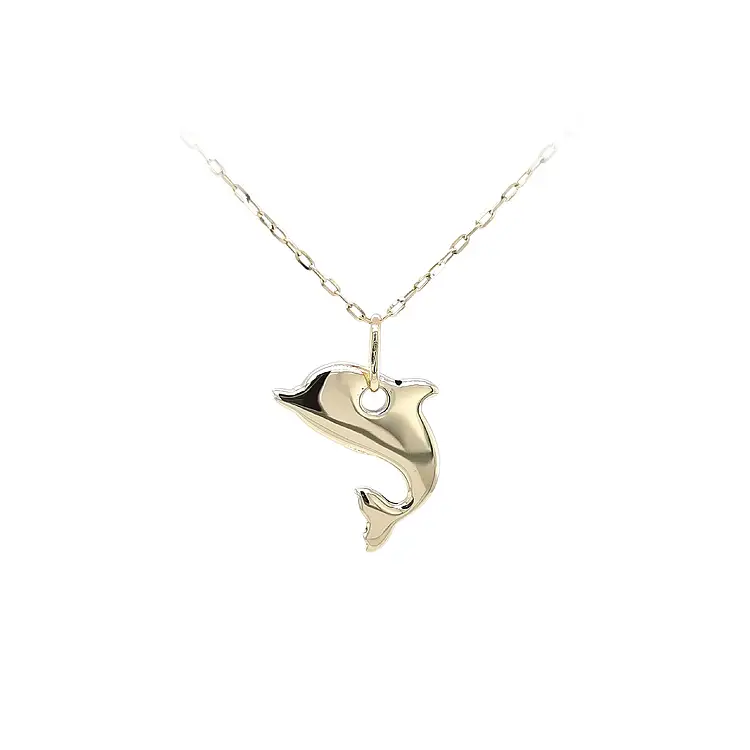 Golden Dolphin Pendant