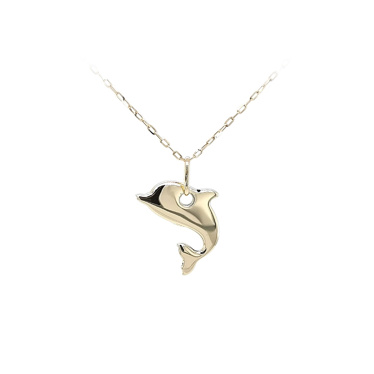 Golden Dolphin Pendant