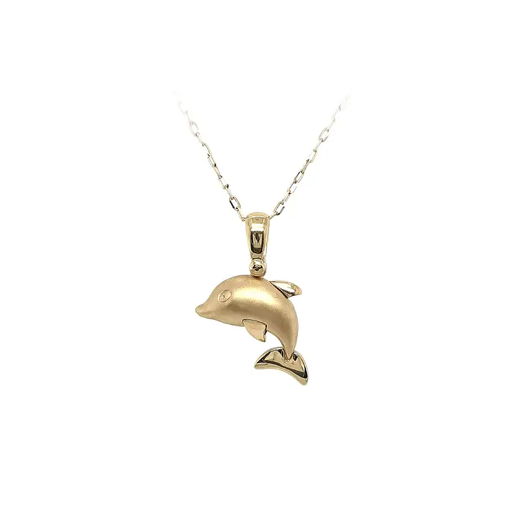 Golden Dolphin Pendant
