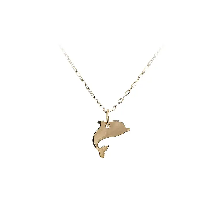 Golden Dolphin Pendant