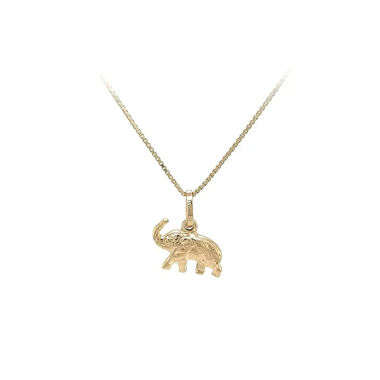 Golden Elephant Pendant