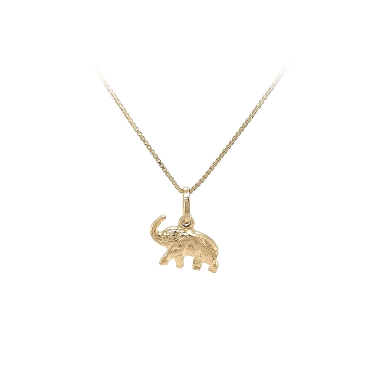 Golden Elephant Pendant
