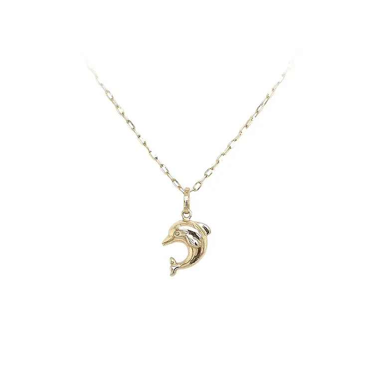 Golden Dolphin Pendant