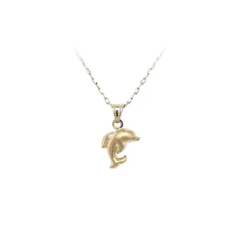 Golden Dolphin Pendant