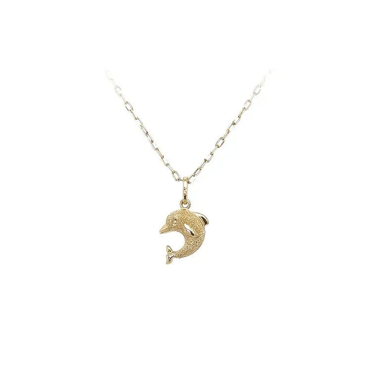 Golden Dolphin Pendant