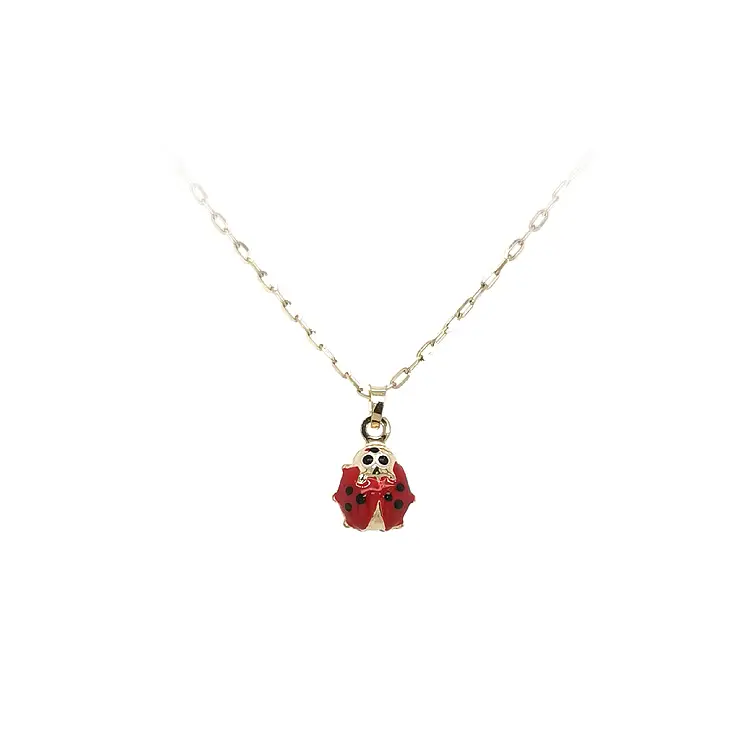 Gold Pendant Ladybug