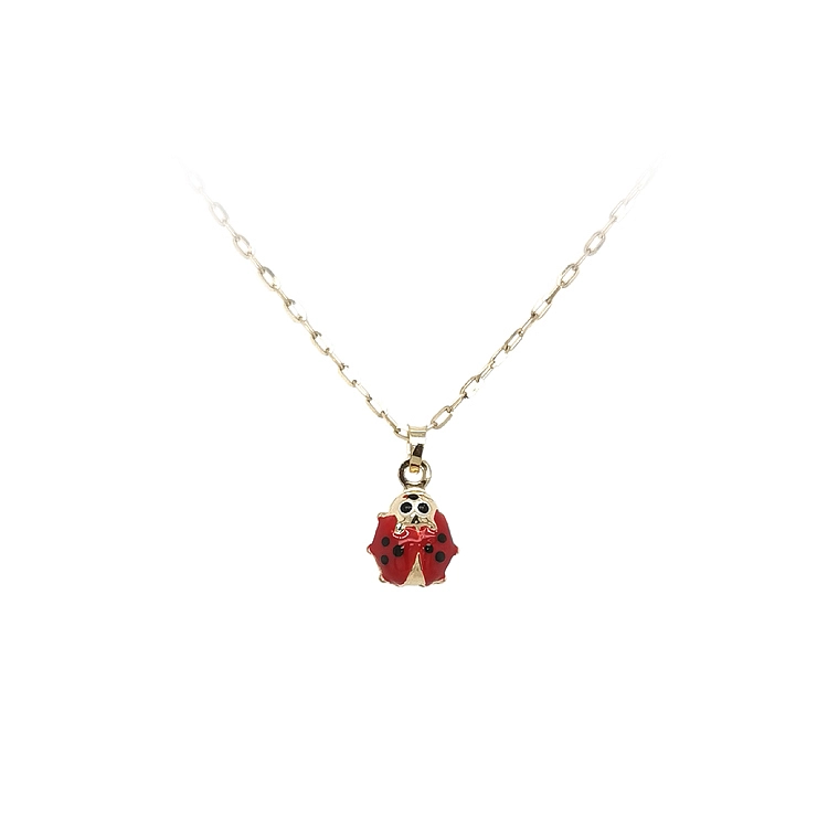 Gold Pendant Ladybug