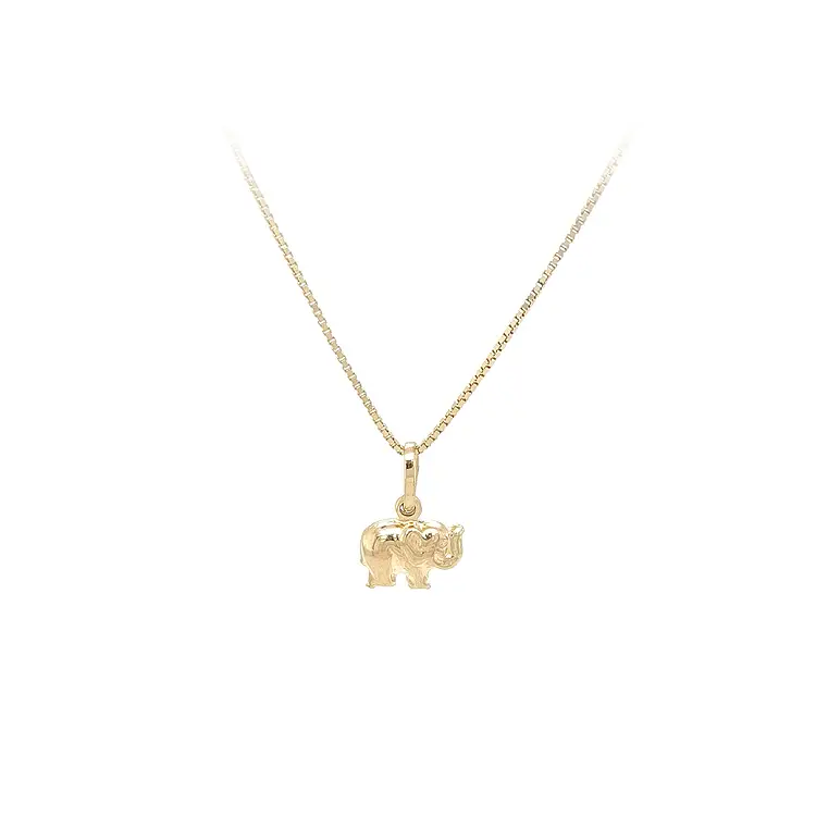 Golden Elephant Pendant