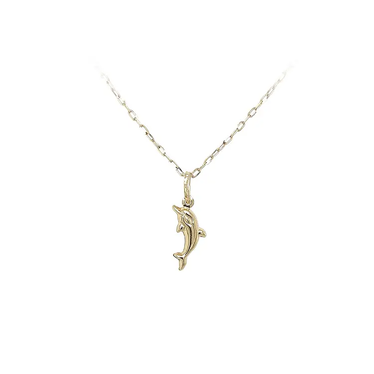 Golden Dolphin Pendant