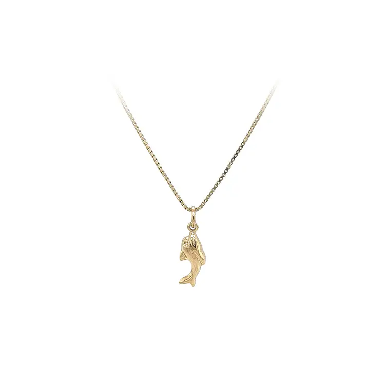 Golden Dolphin Pendant