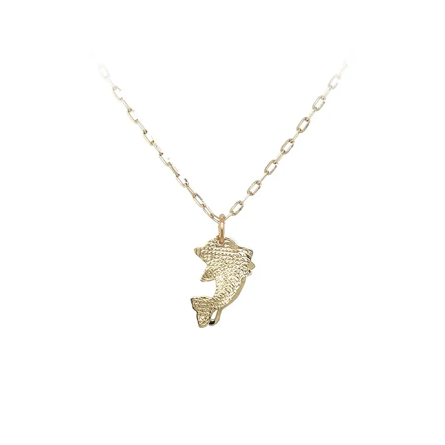 Golden Dolphin Pendant