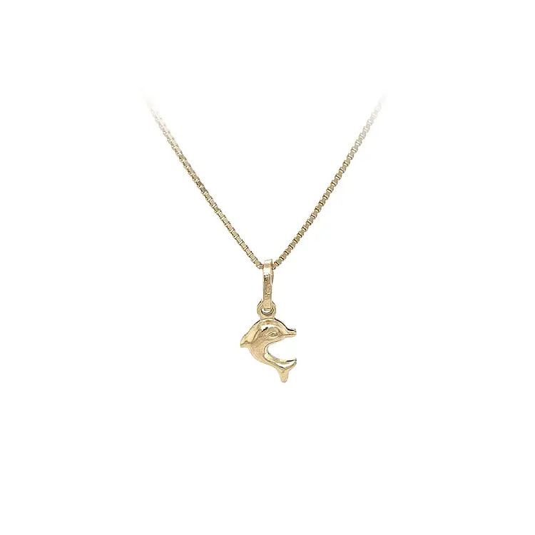 Golden Dolphin Pendant