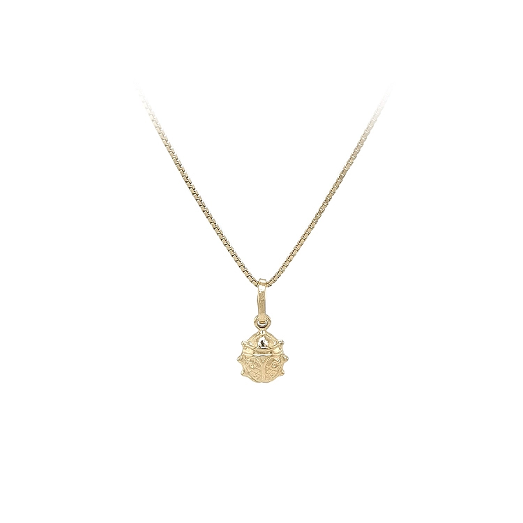 Gold Pendant Ladybug