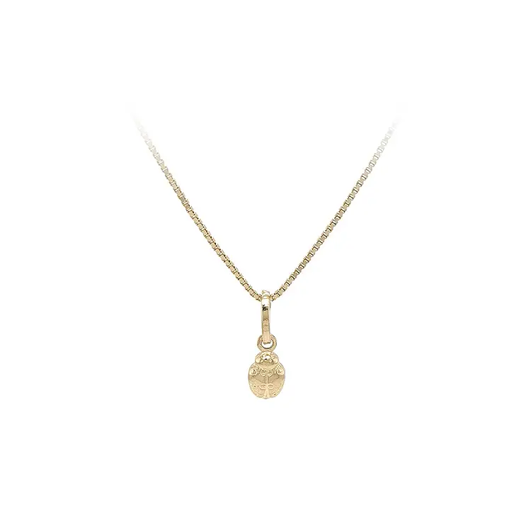 Gold Pendant Ladybug