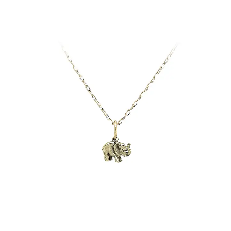 Golden Elephant Pendant