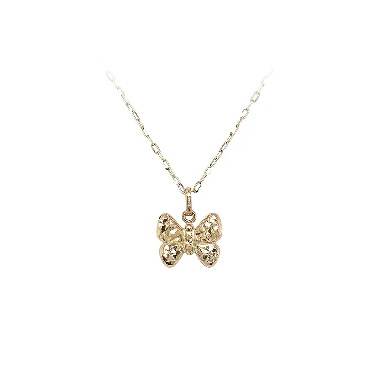 Gold Pendant Butterfly