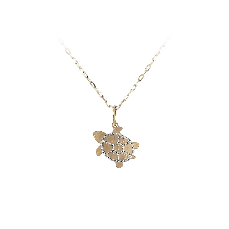 Gold Pendant Turtle from Combined Gold