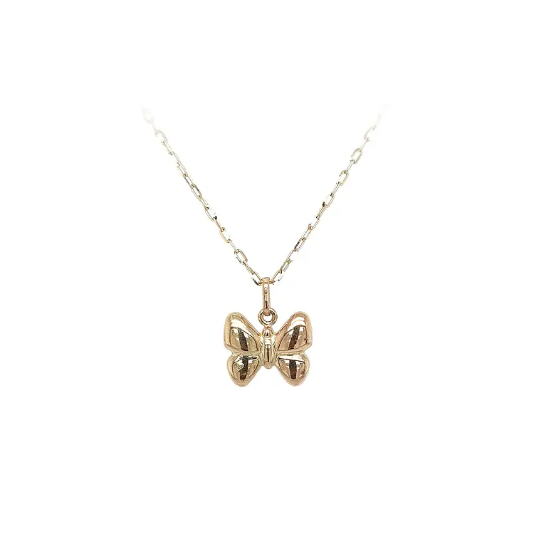 Gold Pendant Butterfly