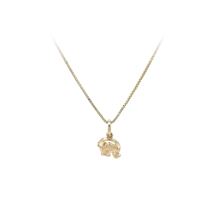 Golden Elephant Pendant