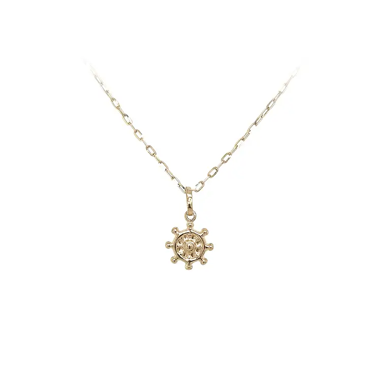 Gold Pendant Rudder