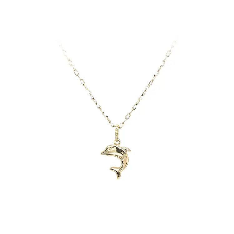 Golden Dolphin Pendant