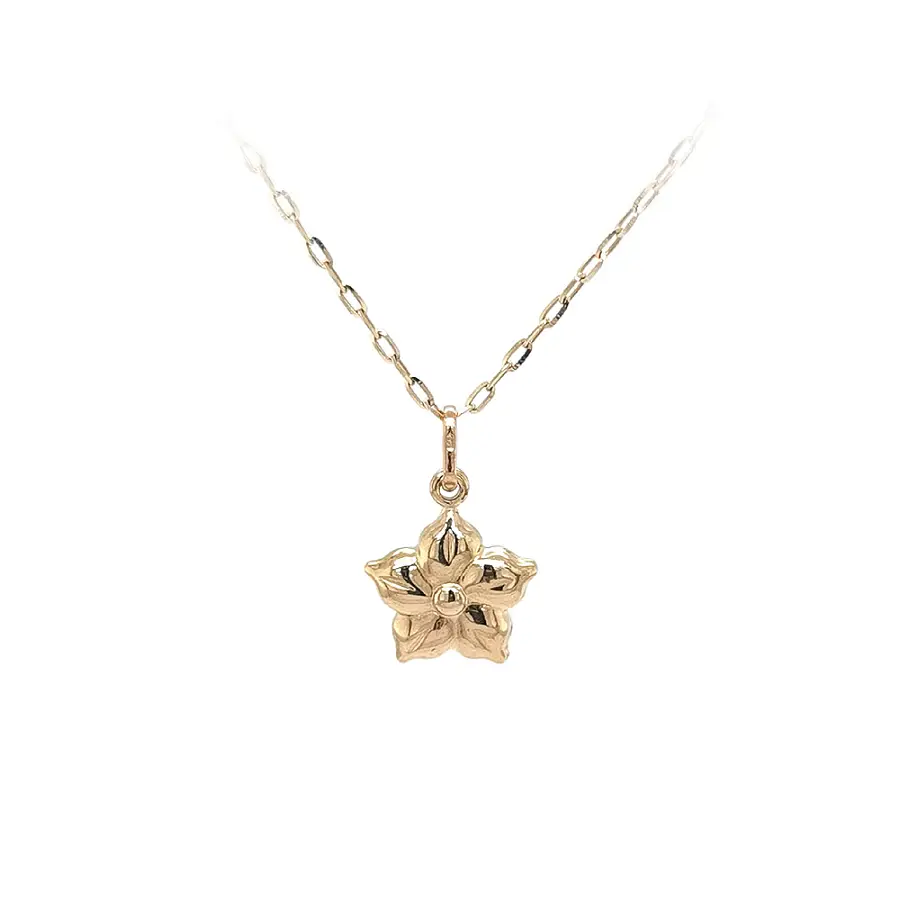 Gold Pendant Flower