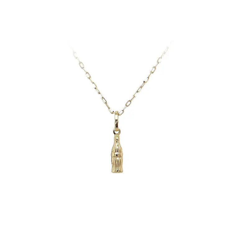 Gold Pendant Coca Cola