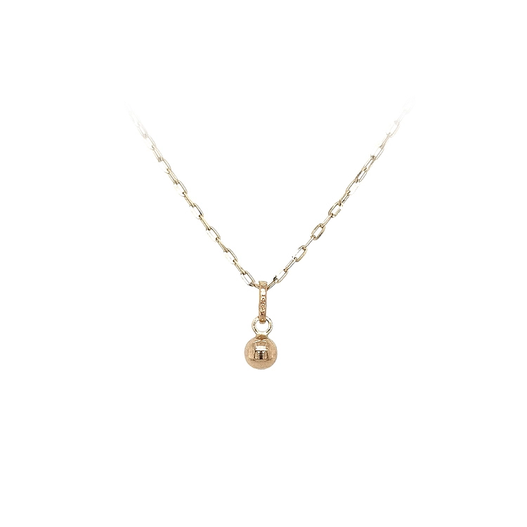Gold Pendant of a Bullet